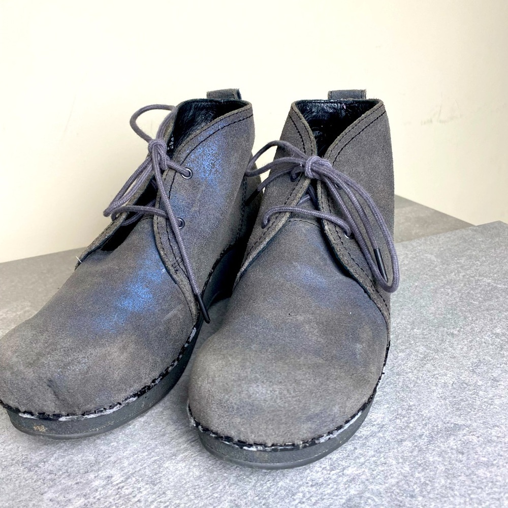 Dansko Gray Ankle Boots